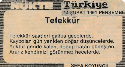 TEFEKKÜR