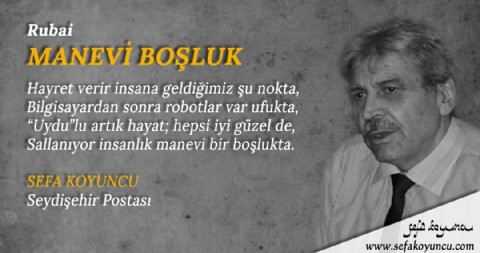 MANEVİ BOŞLUK